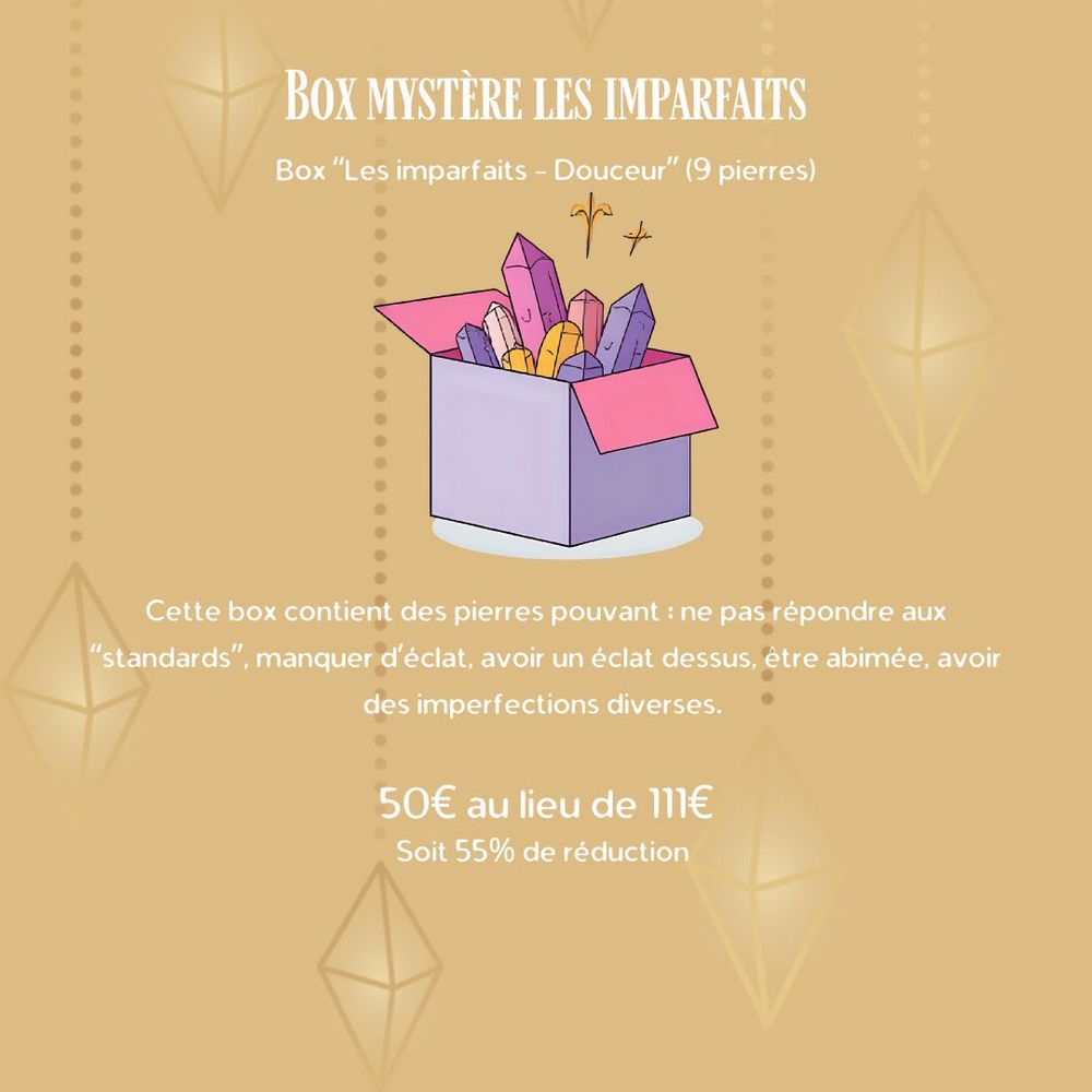 Box Mystère « Les imparfaits – Douceur »